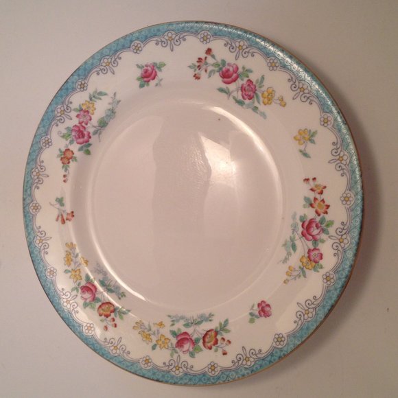 Raleigh Adderley Dining Raleigh Adderley Best Bone China Blue Pink Floral Plate Poshmark